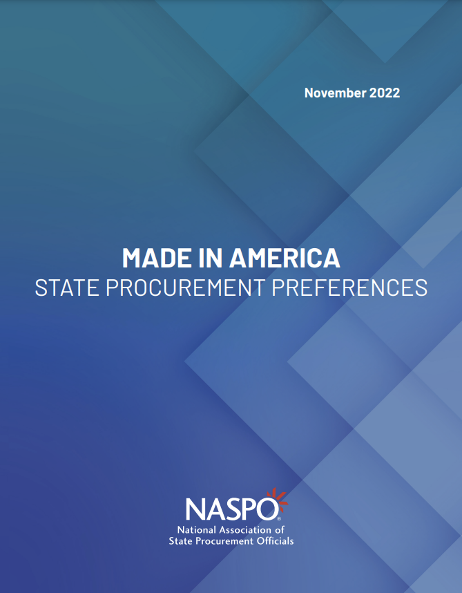 Made In America: State Procurement Preferences