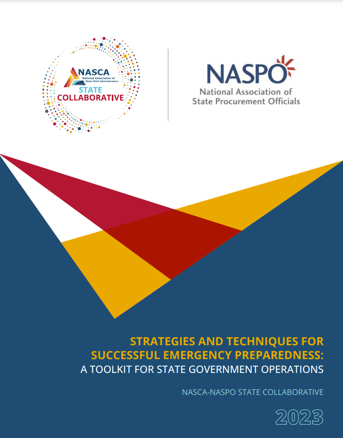 NASCA-NASPO Strategies and Techniques for Successful Emergency Preparedness: A Toolkit for State Government Operations