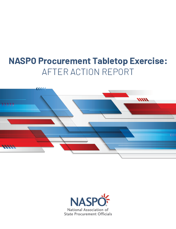 NASPO Procurement Tabletop Exercise: After Action Report