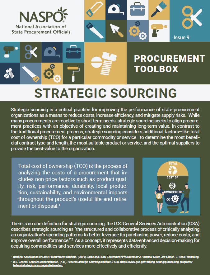 Procurement Toolbox Issue 9:  Strategic Sourcing